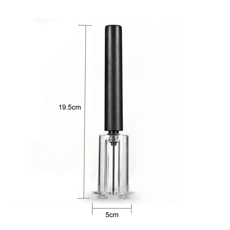 Air Pump Wine Bottle Opener Set Stainless Steel Pin Pneumatic Wine Corkscrew with Bottle Stopper Kitchen Tools Bar Accessories