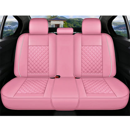 Leather Car Seat Cover Sets for Renault Megane Duster Captur Clio Laguna Kadjar Scenic Koleos Fluence Auto Interior Accessories